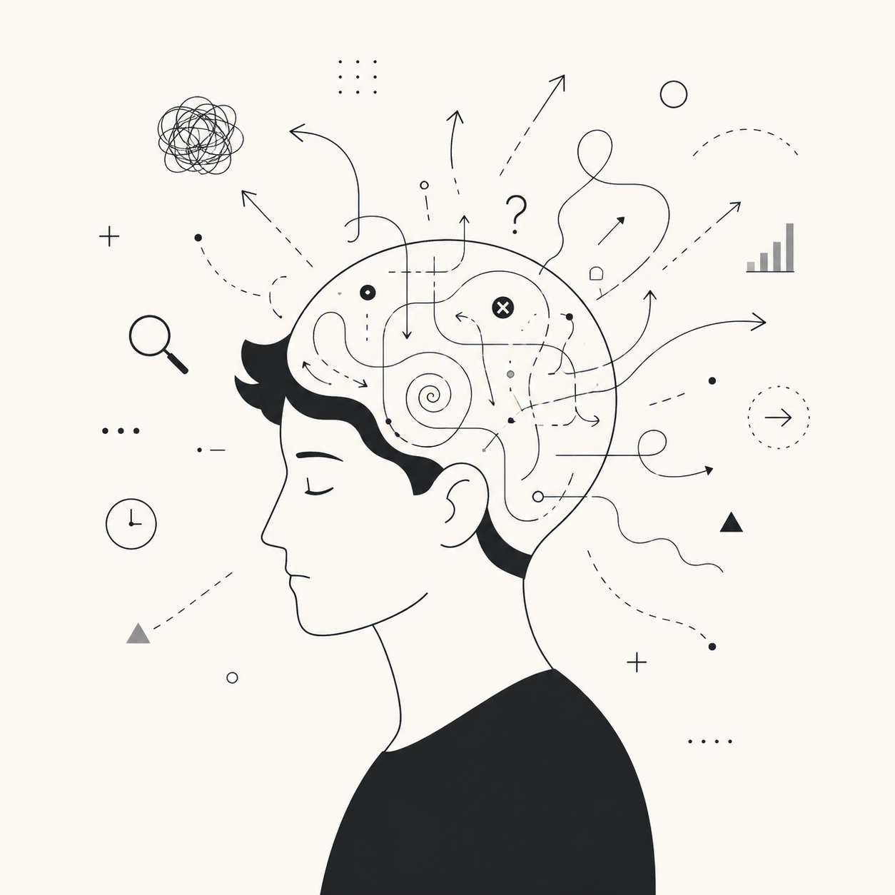 Automatic thoughts are also habits